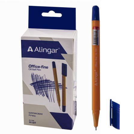Ручка шариковая Alingar Ofiiis-fine синяя 0.7мм AL768/24