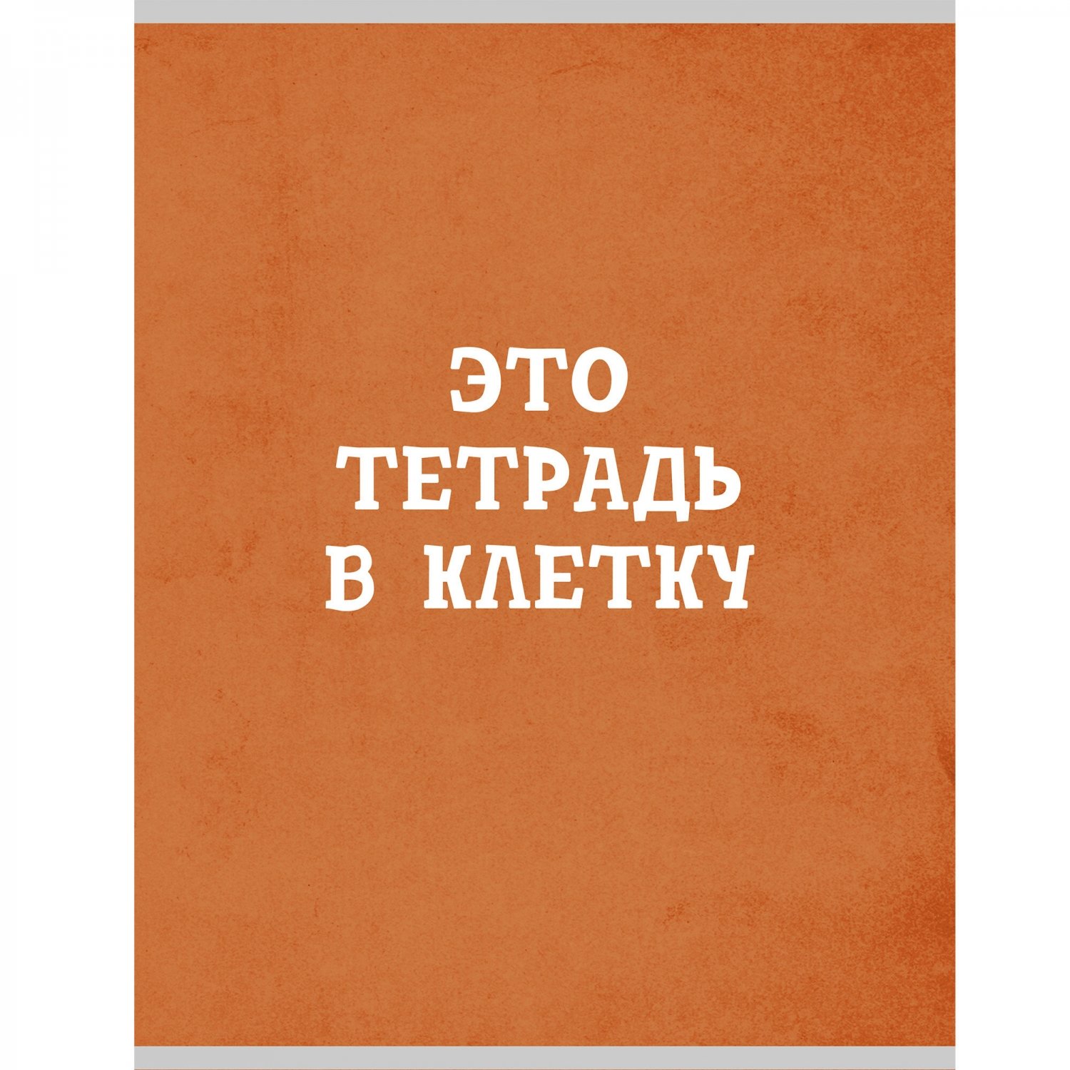 Тетрадь А4  48л Канц-Эксмо Оранжевая в клетку мелованный картон Т4485002