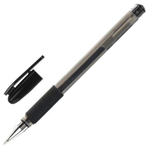 Ручка гелевая Staff Basic GP-677 черная 0.5мм 143677