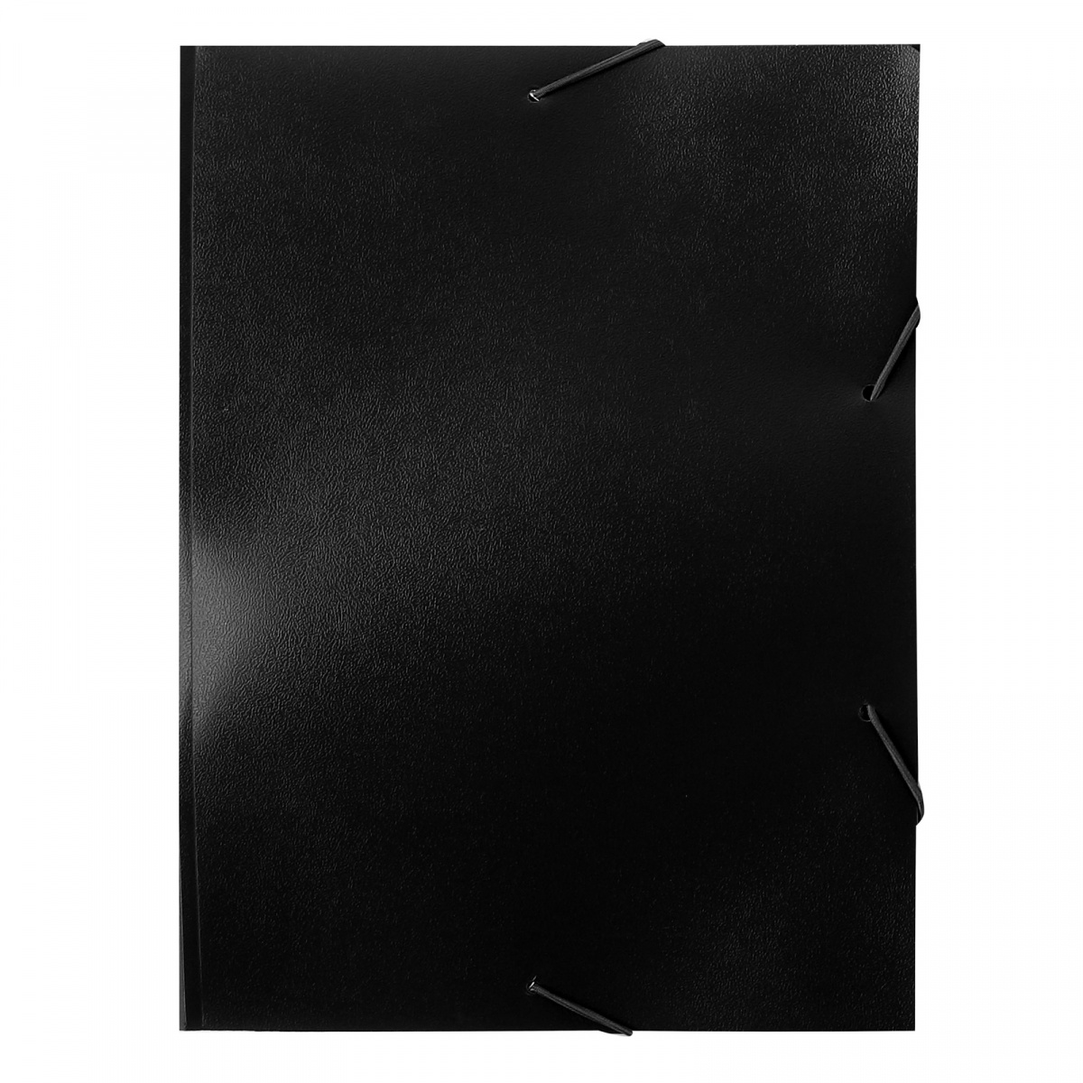 Папка на резинке А4 Klerk 0.4мм черная 213903