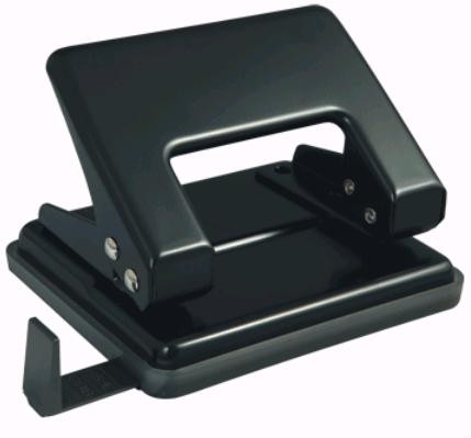 Дырокол на 30л Proff черный с линейкой PF-8260-06