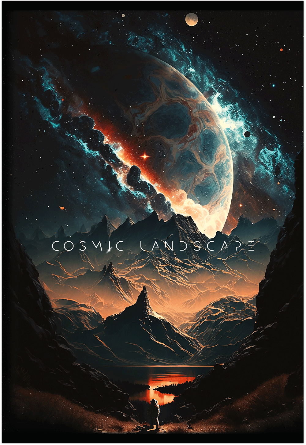 Тетрадь А4 48л Полином Cosmic Landscape 3478