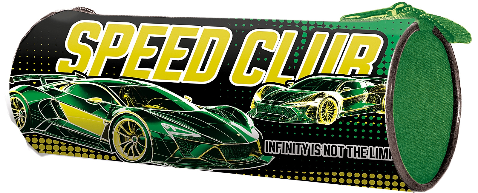 Пенал-тубус на молнии. малый. печать на ткани 210/65 SPEED CLUB 2025 ПТ-22