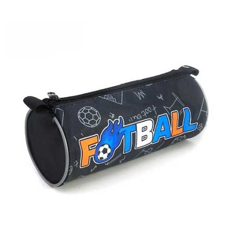 Пенал-тубус на молнии большой печать на ткани 195/85 Football ПТ-02