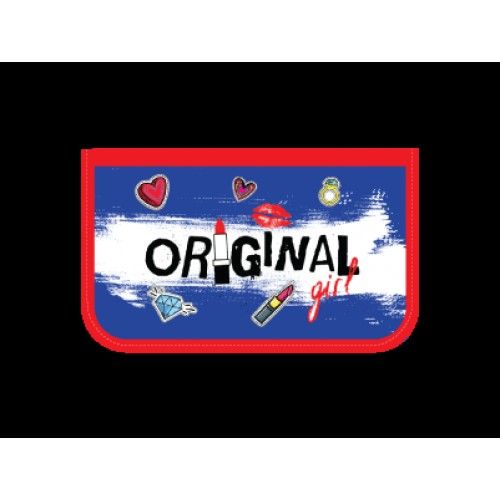 Пенал на молнии 2 отделения Пчелка Original girl ПО-05