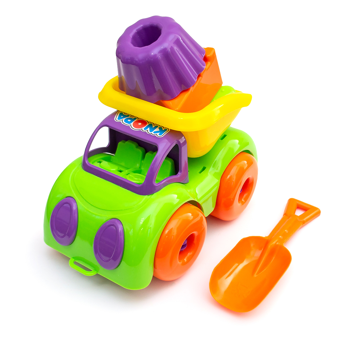 Песочный набор с машинкой "Непоседа" КНОПА 1/16 82036