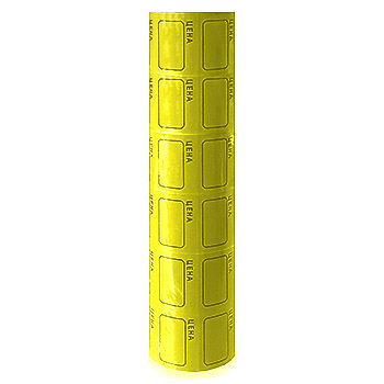 Ценник 30*25 мм 170 шт. желтый Kwelt К-04496
