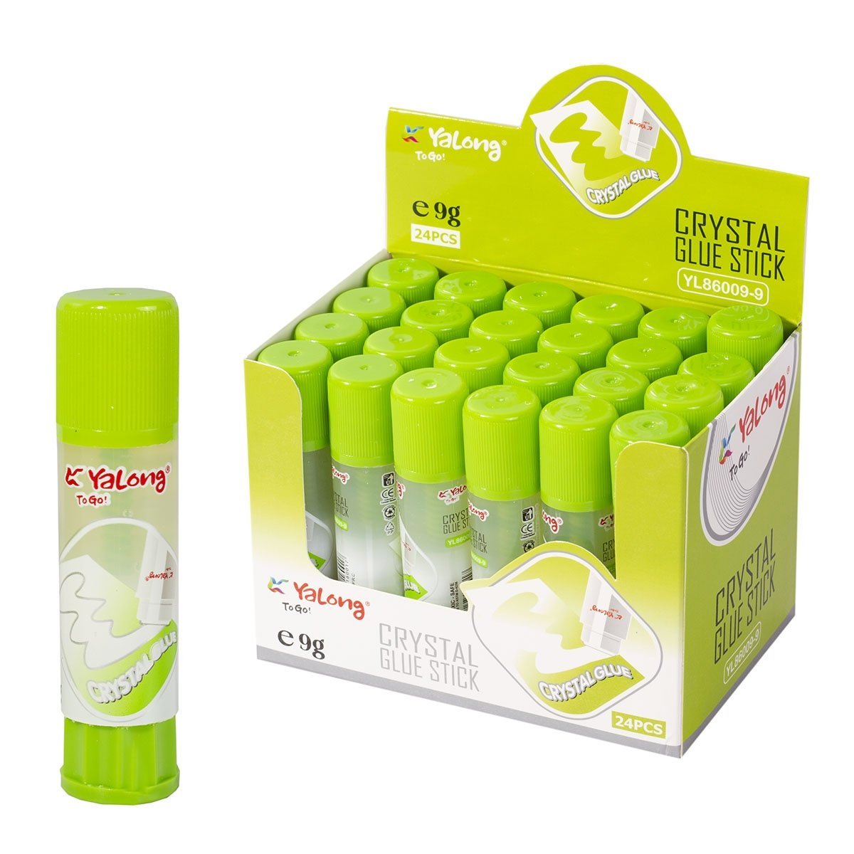Клей-карандаш  9г Yalong Cristal YL86009-9-9