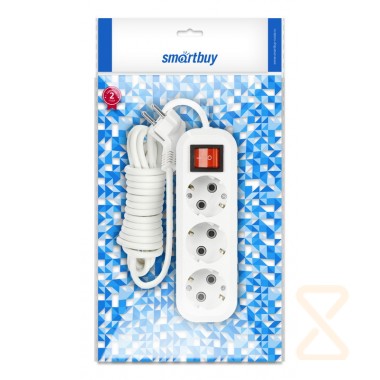 С/У Smartbuy SBE-16-3-05-ZS 3р 5м с выкл.и заземлением 16А/3. 5кВт (3х1. 0мм)