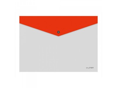 Папка конверт на кнопке А4 Colour Duet. No 4 180мкм ПКПФ40210