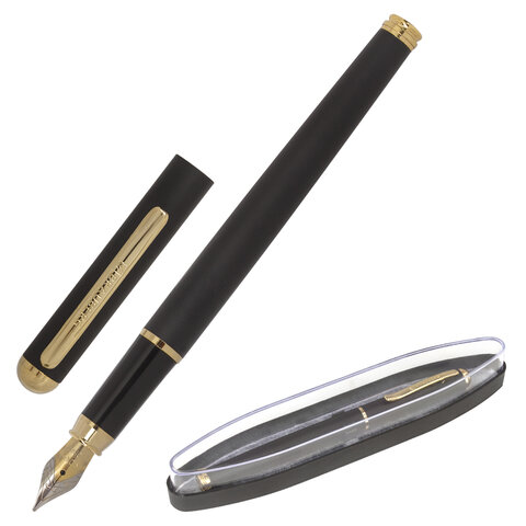 Ручка подарочная перьевая BRAUBERG Maestro черный 143471