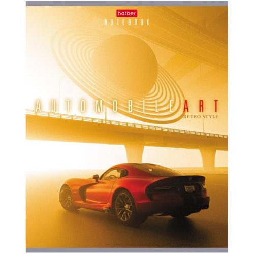 Тетрадь 96л клетка Hatber AutoART 544723/96Т5лВ1
