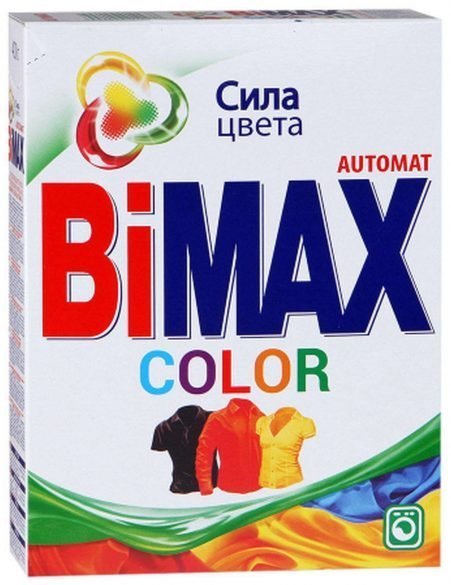 Порошок стиральный автомат  400г BiMax колор