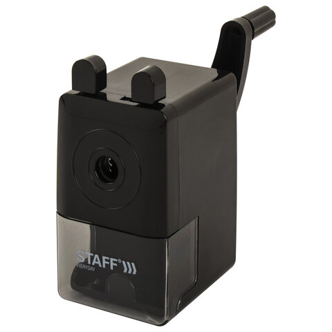 Точилка механическая STAFF &quot;EVERYDAY&quot; MS-796. корпус черный. 229796