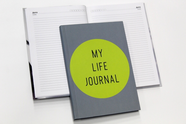 Ежедневник А5 тв/переплёт 128л Канц-Экмо недатированный My life journal ЕЖИ22512804
