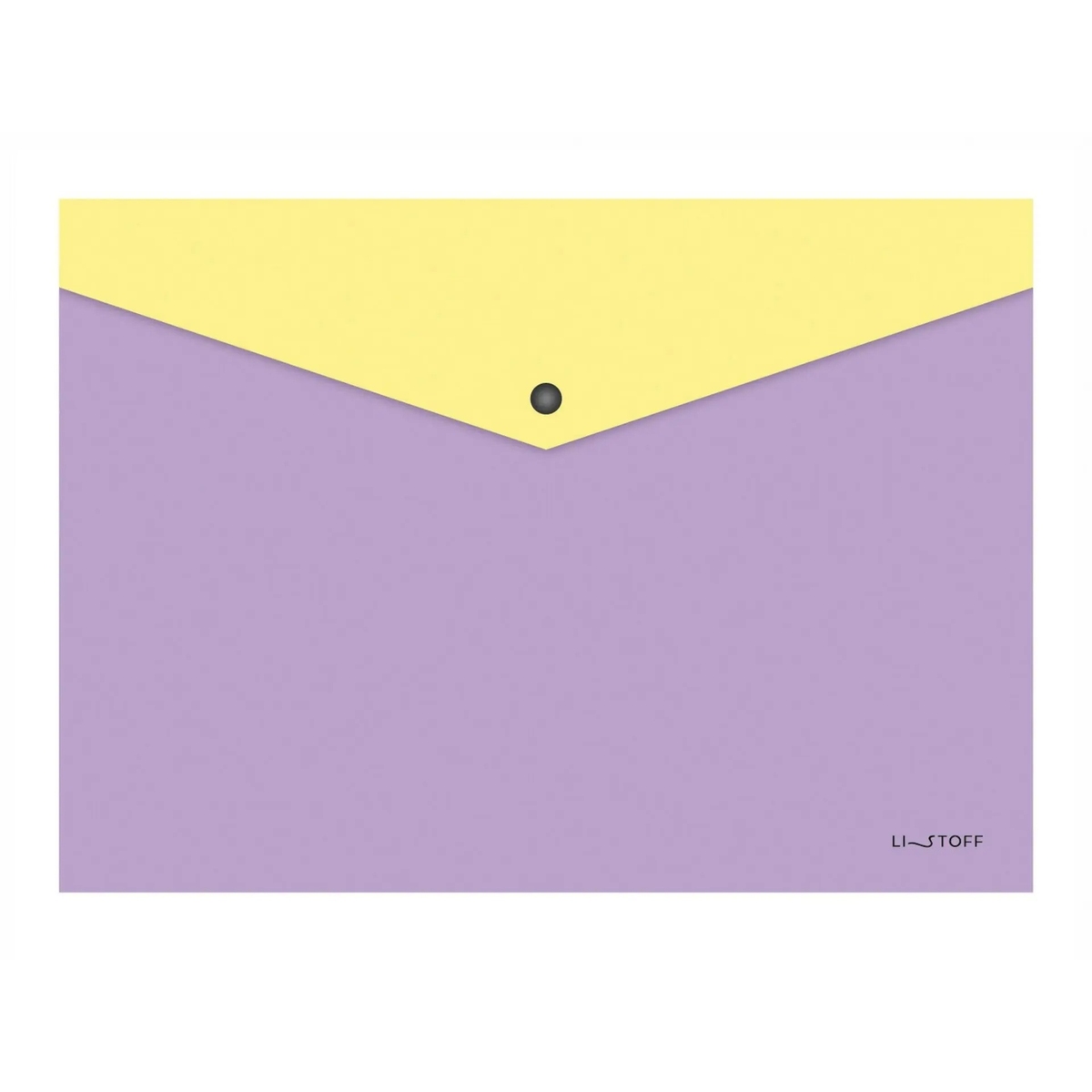 Папка конверт на кнопке А4 Colour Duet. No 2 180мкм ПКПФ40208