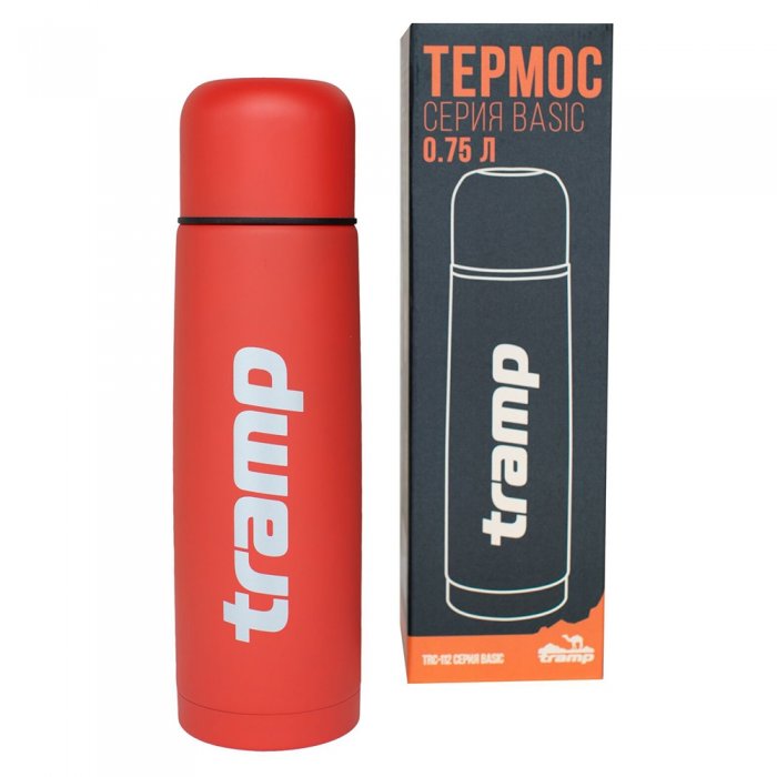 Термос Basic 0.75 л. Красный Tramp арт. TRC-112