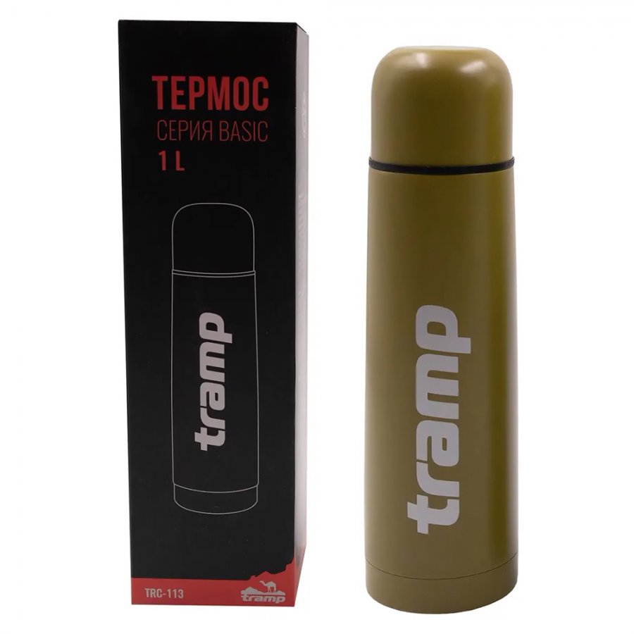 Термос Basic 1 л. Хаки Tramp арт. TRC-113