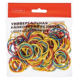 Резинки для денег  50г Hatber d=6см цветные RB_083958