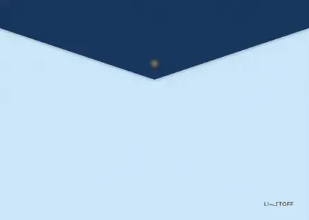 Папка конверт на кнопке А4 Colour Duet. No 3 180мкм ПКПФ40209