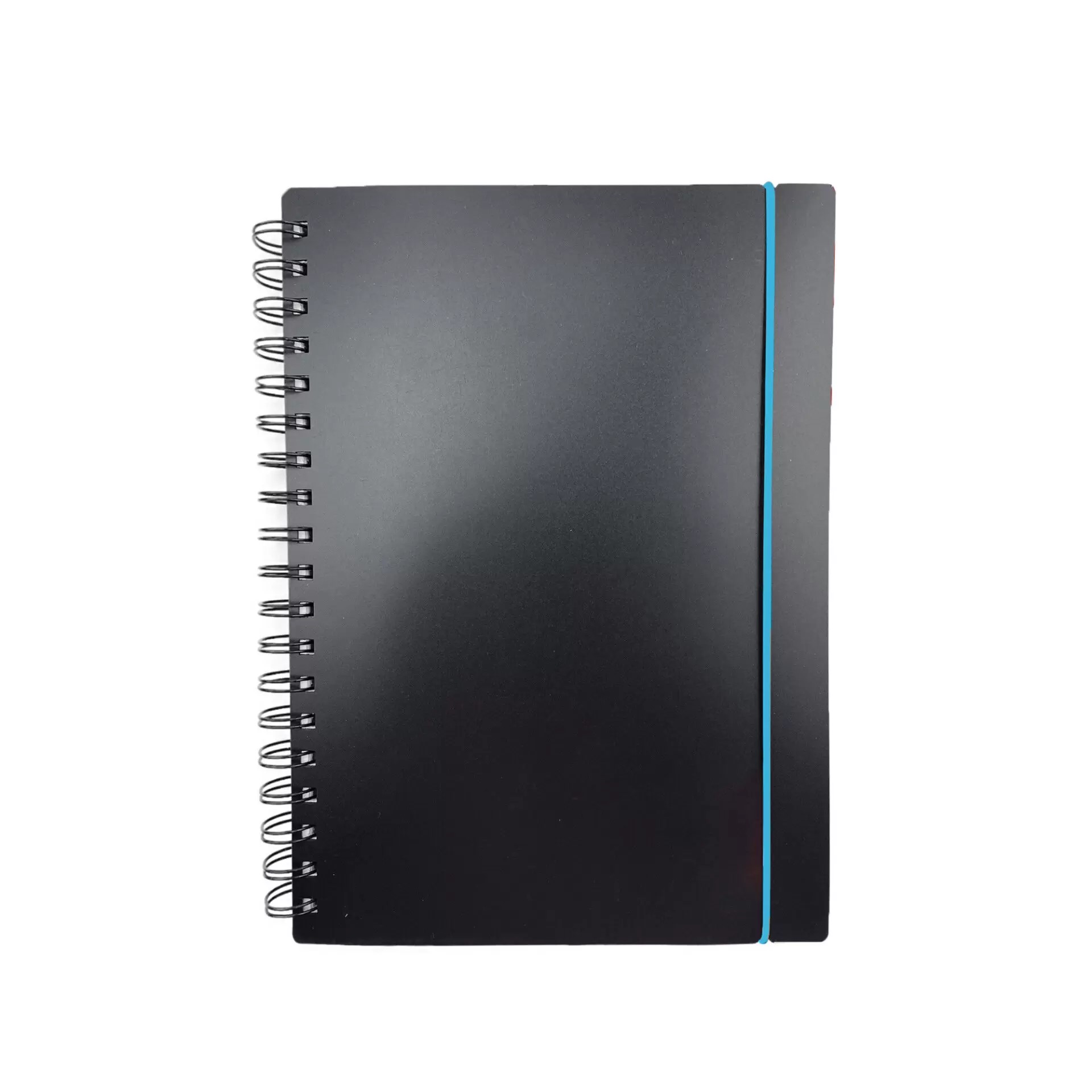 Тетрадь А5 80л. FAVORITE BLACK. Обл. Черный пластик на пружине ТПФВ580191