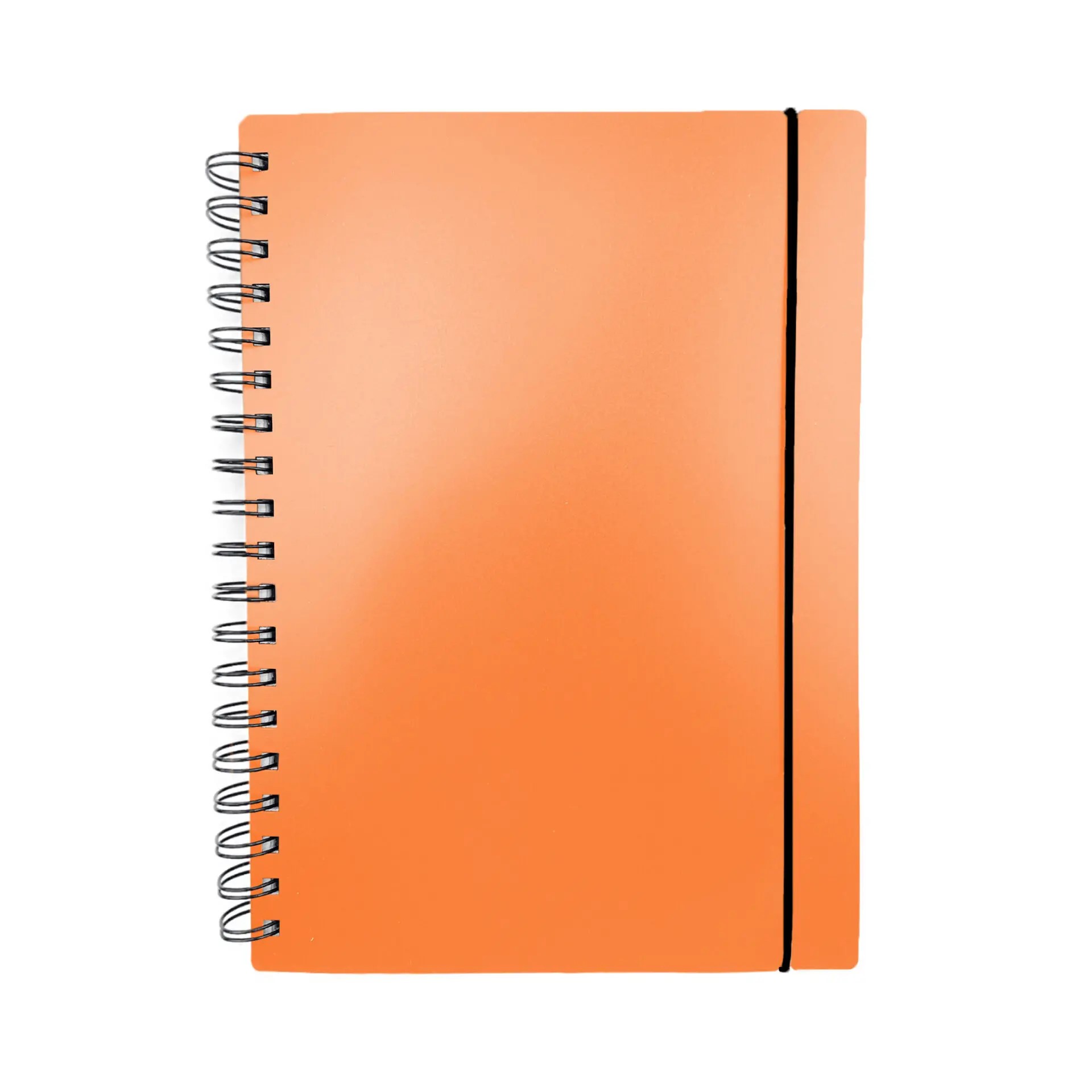 Тетрадь А5 80л Favorite Color. Neon Orange пластик на пружине ТПФК580214