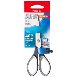 Ножницы 16 см Hatber Soft 061313