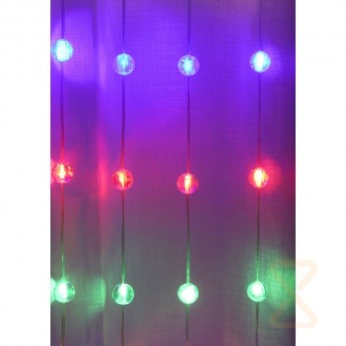 Гирлянда новогодняя CH Занавес 3х2 м. Бусы 320 Led ЦВЕТНОЙ 9913