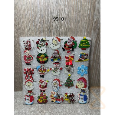 Светильник новогодний CH Значок на булавке (3хAG3) 9910