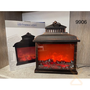 Светильник новогодний CH Камин SP-11 38х28см 9906