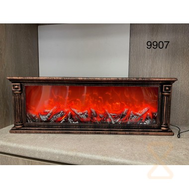 Светильник новогодний CH Камин SP-46T 60х21см черный 9907