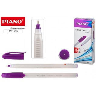 Ручка масляная Piano Correct фиолетовая 1мм трехгранная PT-1159-Ф