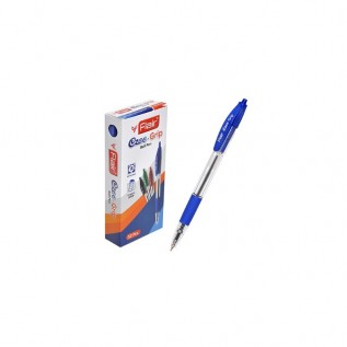 Ручка шариковая Flair Ezee-Grip синяя 0.7мм F-1369-син/12