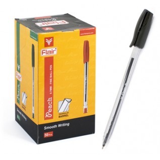 Ручка шариковая Flair Peach синяя 0.7мм F-1150-ч/50