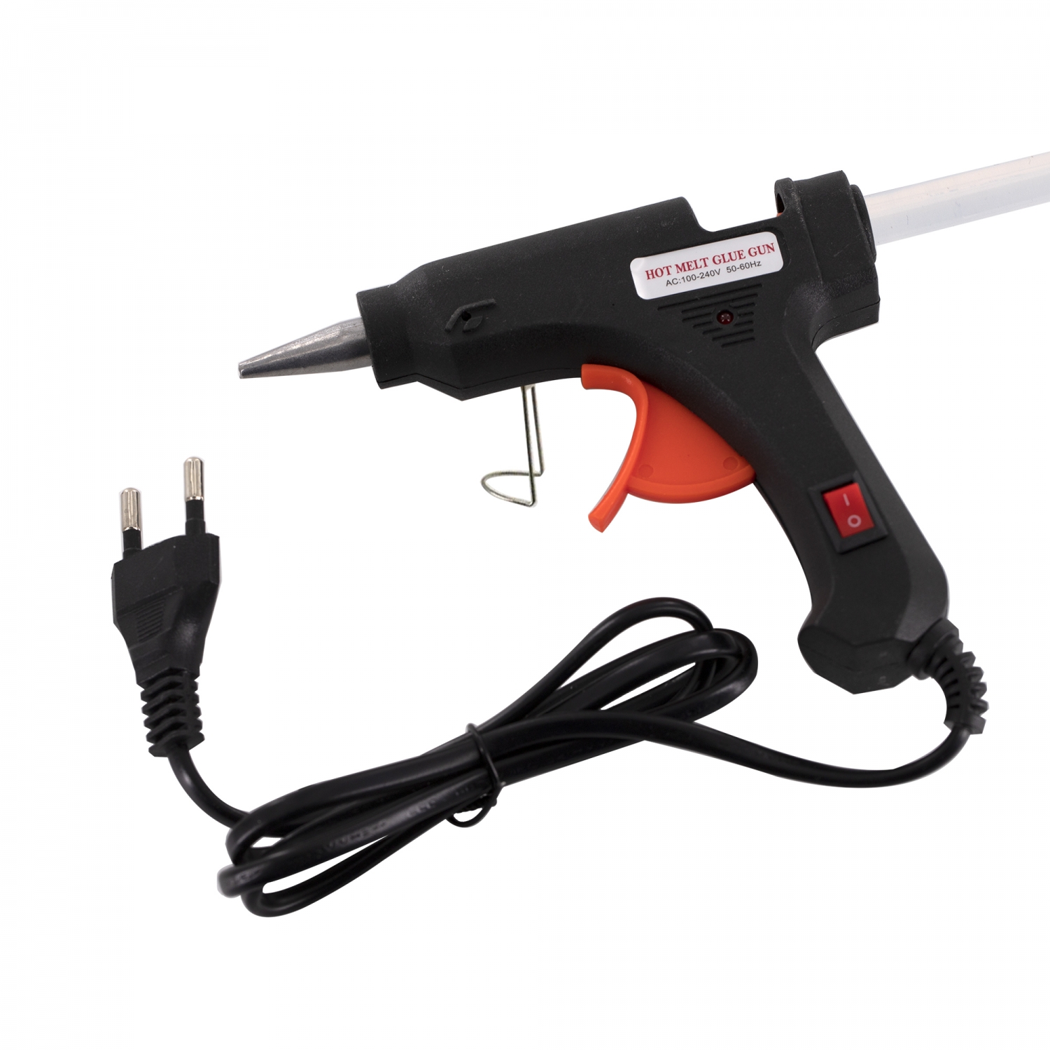 Термо-пистолет Alingar 20 Вт пластиковый корпус черный 25 стержней 7мм AL13180