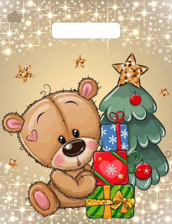 Пакет с прорезной ручкой 30*23см Мишкины подарки Тико