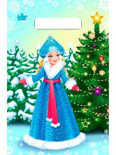 Пакет с прорезной ручкой 30*20см Внучка Мороза Тико