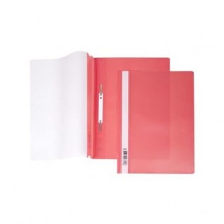 Скоросшиватель А4 Hatber 0.18мм красный AS4_00103