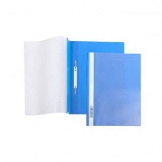 Скоросшиватель А4 Hatber 0.18мм голубой AS4_00102
