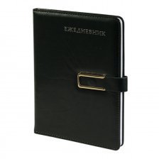 Ежедневник недатированный. А5 Yalong клетка. 110л 7БЦ ляссе. клапан с отделкой золото YL-E-720/2