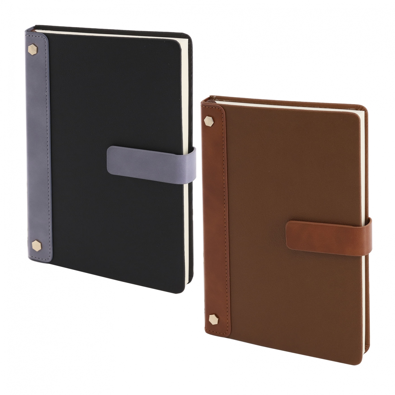 Записная книжка А5. Yalong. 7БЦ. иск. кожа тонир. блок. клапан на магните YL-A5-713