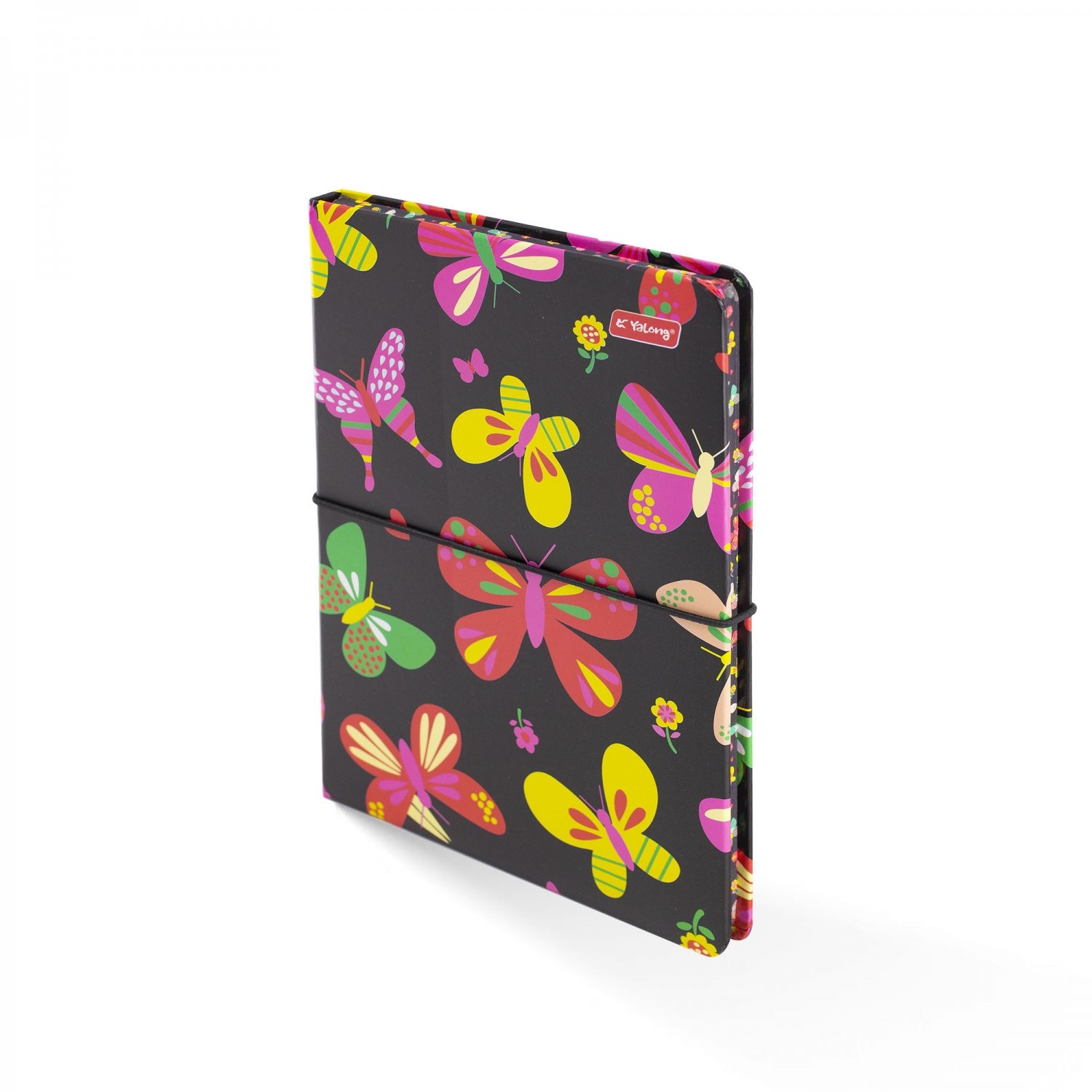 Записная книжка. А6 80 л клетка Yalong. 7БЦ. матовая лам. поролон на резинке YL-PJB-A6100