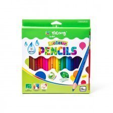 Карандаши цветные акварельные Yalong 24 цв.. "Colour" деревянные. трехгранные. кисть YL815129-24