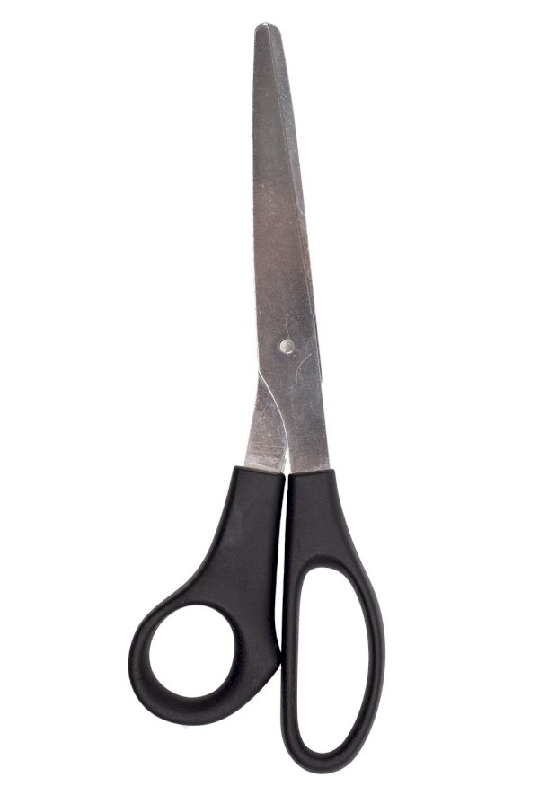 Ножницы 21 см WM пластиковые черные ручки 14-6395