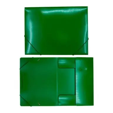 Папка на резинке А4 500мкм WM зеленая 15-6102