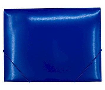Папка на резинке А4 500мкм WM синяя 15-6100