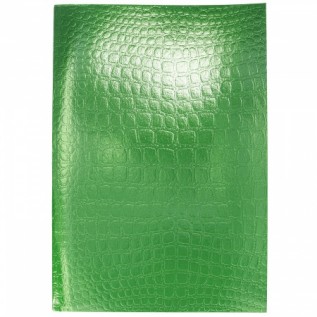 Тетрадь А4  96л Hatber бумвинил Металик зеленая Croco 96T4бвВ3/25