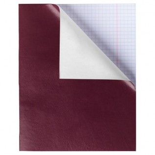 Тетрадь А5  96л Hatber бумвинил Бордо 96Т4бвC1