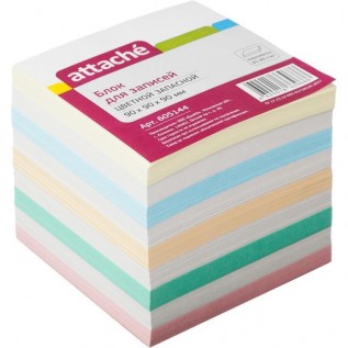 Стикер 76* 76мм Attache 100л неон зеленый /12 383705