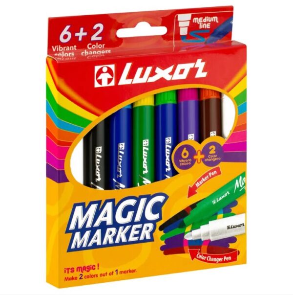 Фломастеры  6 цветов  MAGIC MARKER 6104/8MN